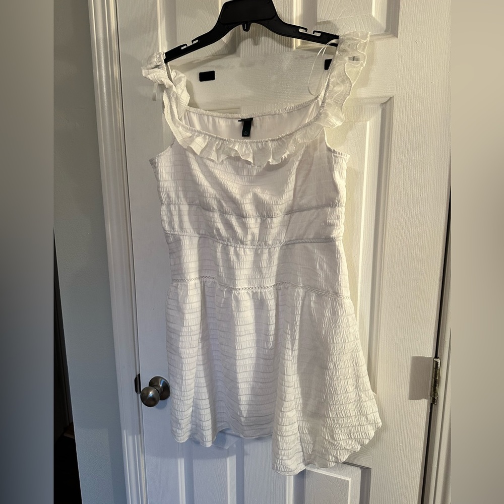 Wild Fable White Flowy dress Size XL